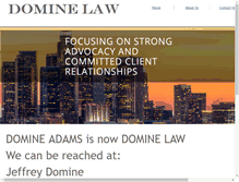 Tablet Screenshot of domineadams.com